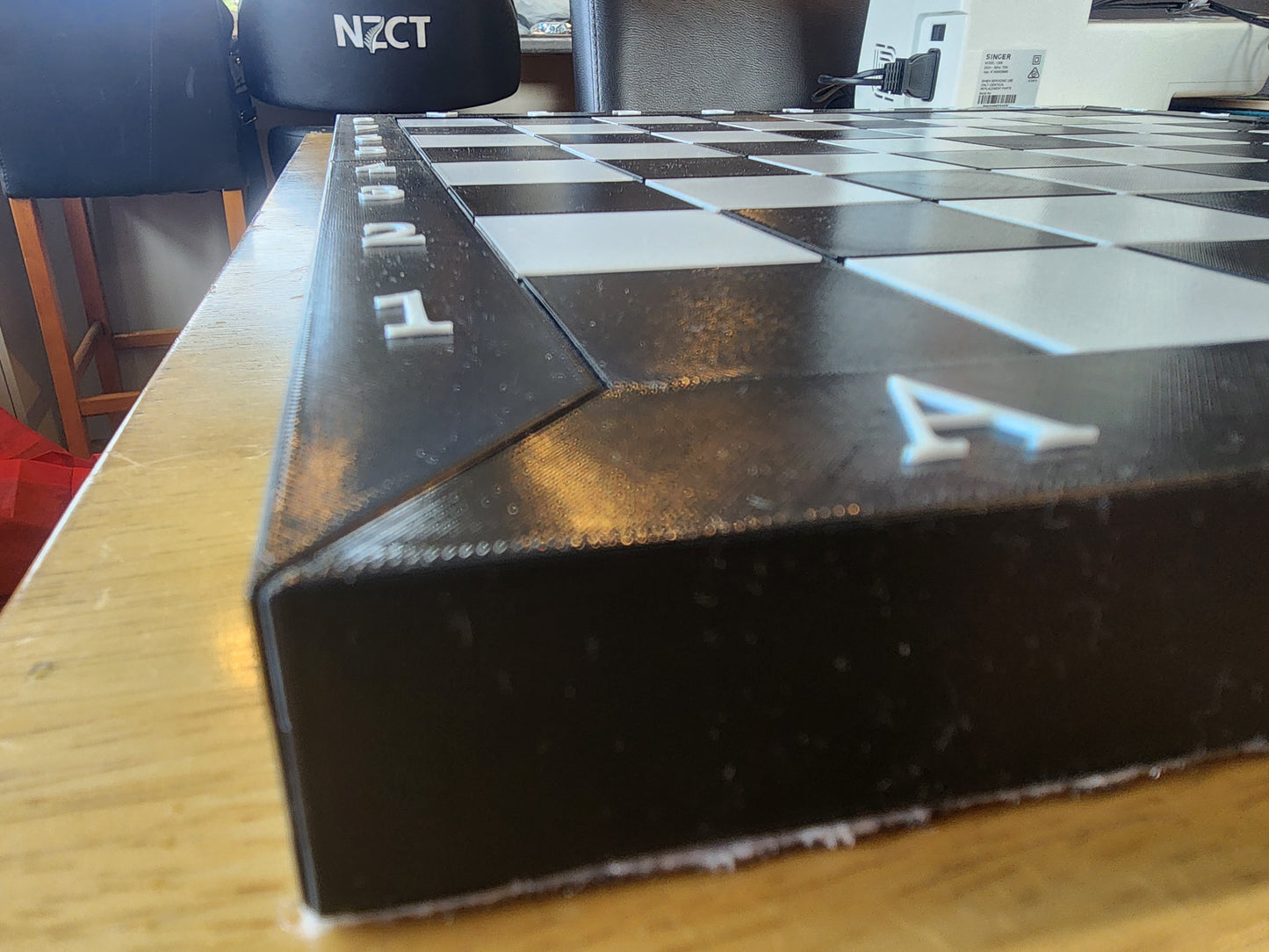 Handmade 3D Printed Chess Board
